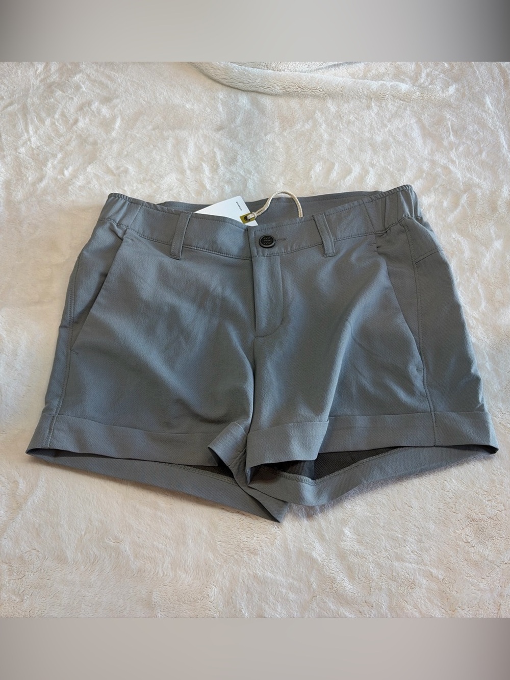 Free Fly Granite Cuffed Utility Shorts Women's Sz XS 4" Inseam Outdoor NWT